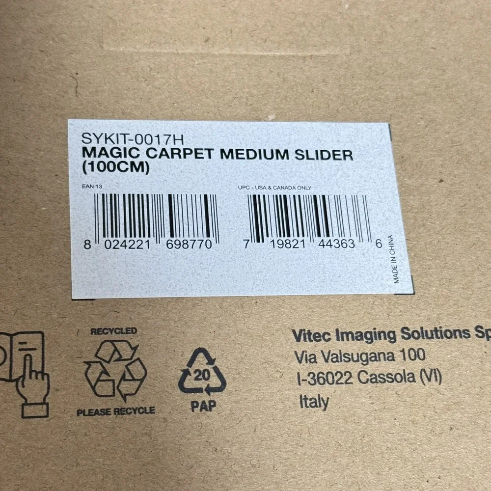 Syrp Magic Carpet 3.3' Medium Camera Slider Kit w/ Carriage End Caps & Case